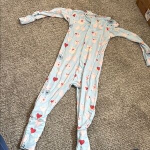 Magnetic Me 18-24 month Blue Heart Print One Piece